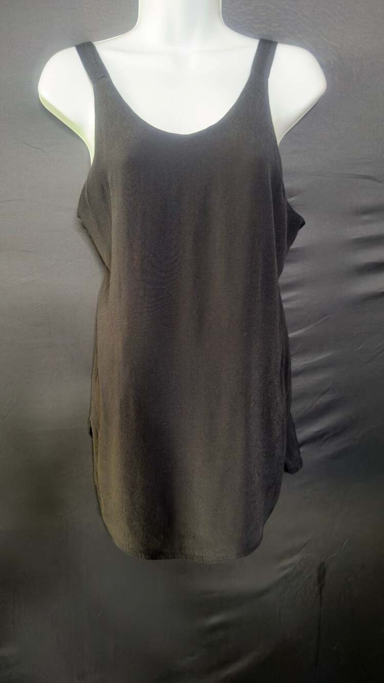 Zara Basic Black Sleeveless Tank Top Size XS